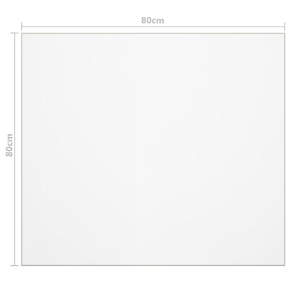 Tischfolie Matt 80x80 cm 1,6 mm PVC
