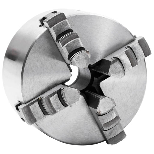 4-Backen-Drehfutter Selbstzentrierend 100 mm Stahl