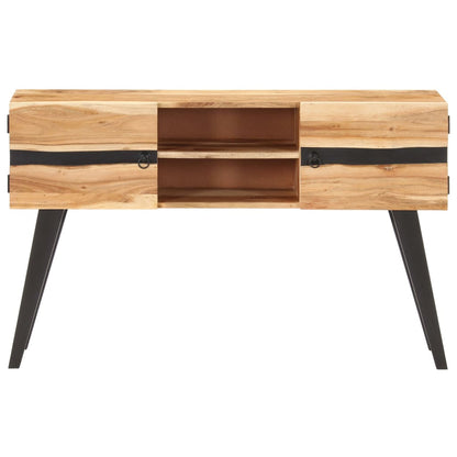 Sideboard 120x30x75 cm Akazie Massivholz