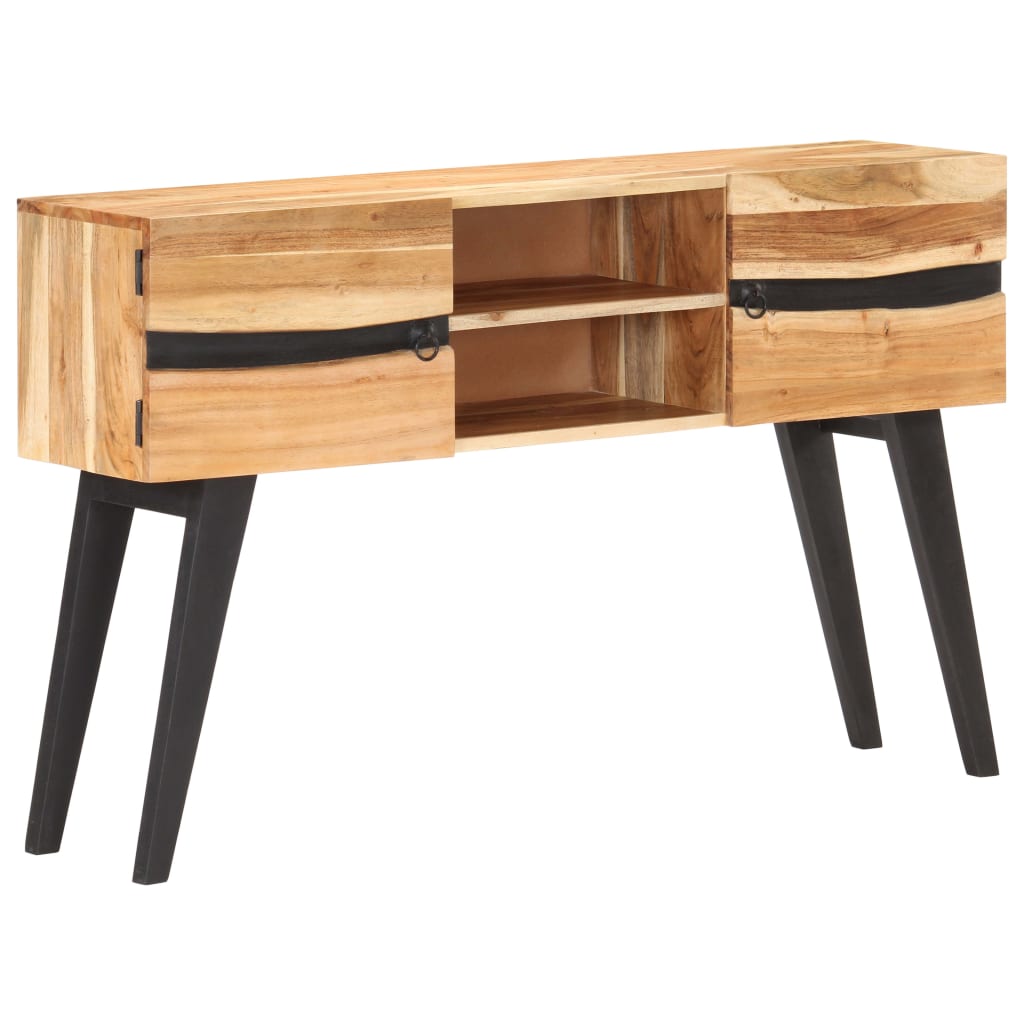 Sideboard 120x30x75 cm Akazie Massivholz