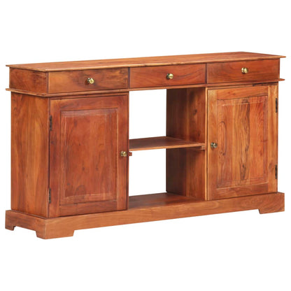 Sideboard 135x35x75 cm Akazienholz Massiv