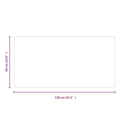 Kaminofen Glasplatte Rechteckig 120x60 cm