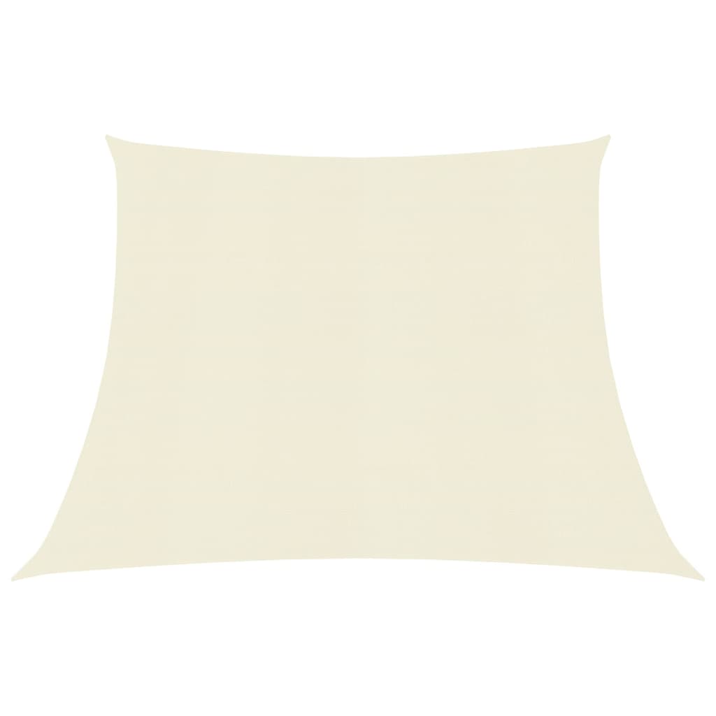 Sonnensegel 160 g/m² Creme 3/4x2 m HDPE