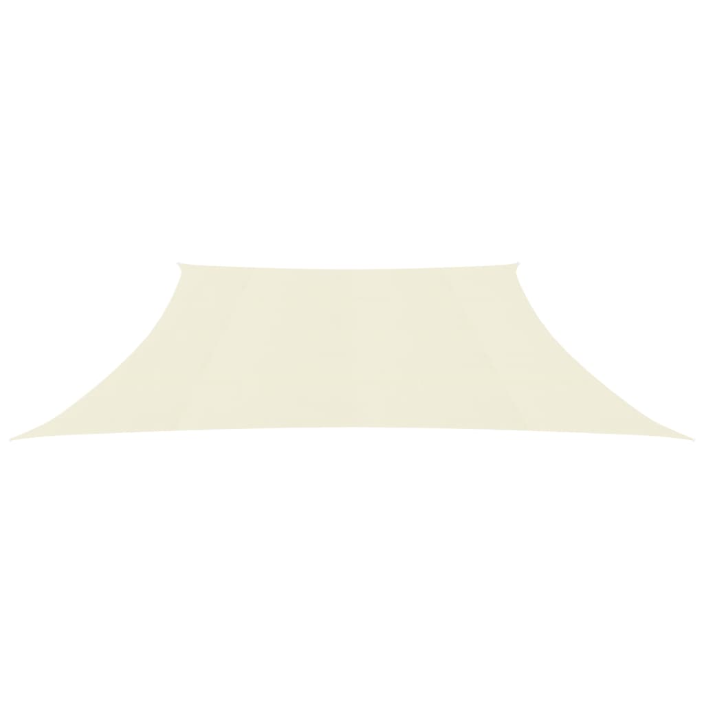 Sonnensegel 160 g/m² Creme 3/4x2 m HDPE