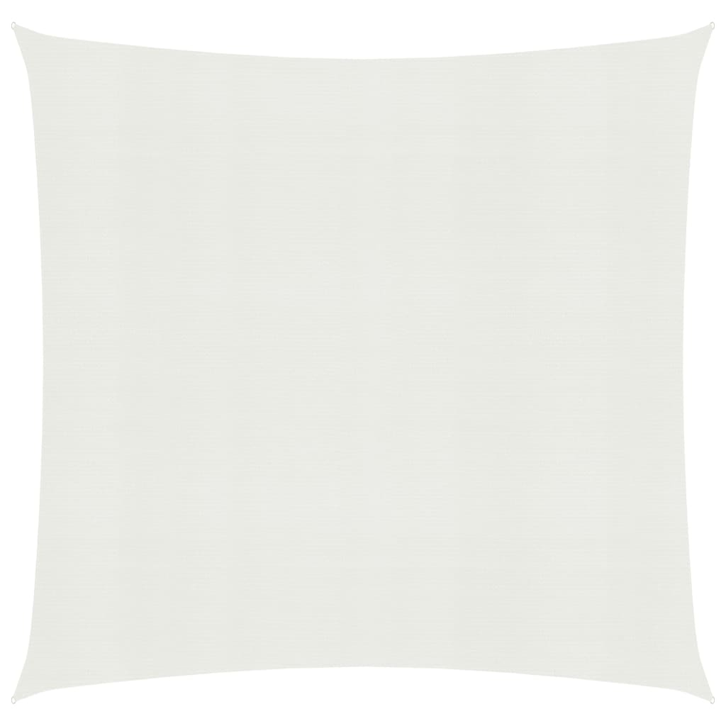 Sonnensegel 160 g/m² Weiß 2,5x2,5 m HDPE