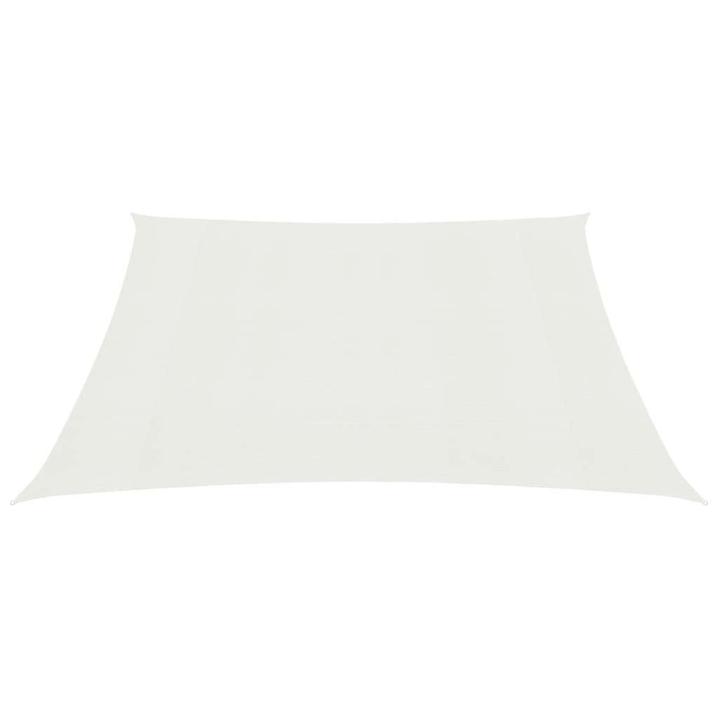 Sonnensegel 160 g/m² Weiß 2,5x2,5 m HDPE