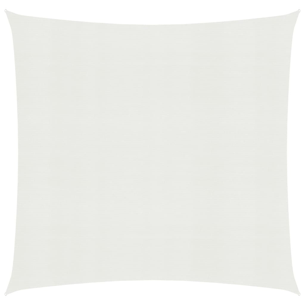 Sonnensegel 160 g/m² Weiß 5x5 m HDPE