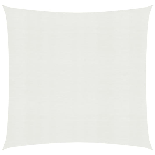 Sonnensegel 160 g/m² Weiß 5x5 m HDPE
