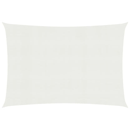 Sonnensegel 160 g/m² Weiß 2,5x3 m HDPE