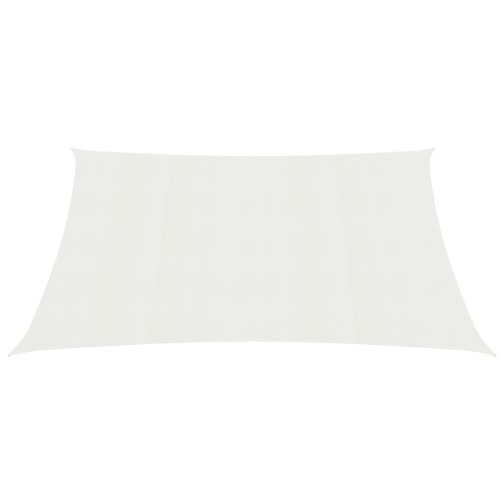 Sonnensegel 160 g/m² Weiß 2,5x3 m HDPE