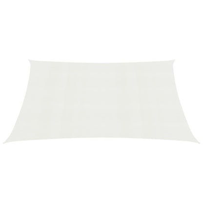 Sonnensegel 160 g/m² Weiß 2,5x3 m HDPE