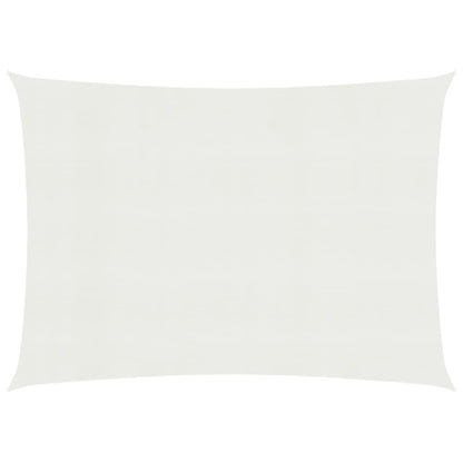 Sonnensegel 160 g/m² Weiß 3x4 m HDPE