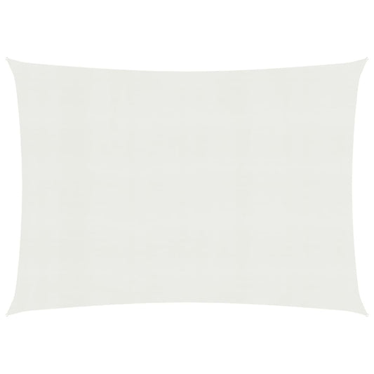 Sonnensegel 160 g/m² Weiß 3x4 m HDPE