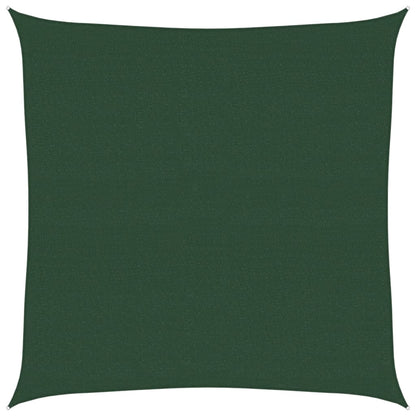 Sonnensegel 160 g/m² Dunkelgrün 4x4 m HDPE