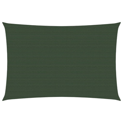 Sonnensegel 160 g/m² Dunkelgrün 3x4 m HDPE