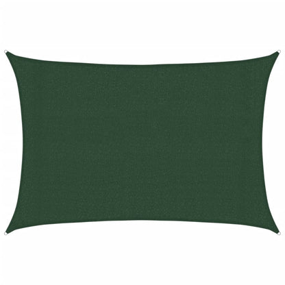 Sonnensegel 160 g/m² Dunkelgrün 3x4 m HDPE