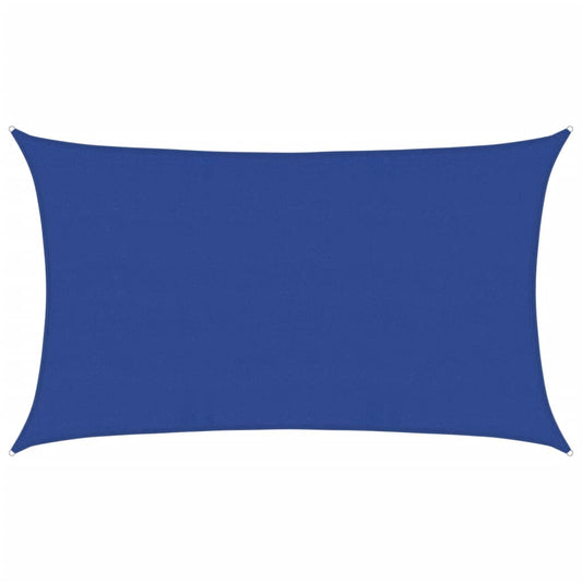 Sonnensegel 160 g/m² Rechteckig Blau 5x8 m HDPE