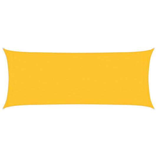 Sonnensegel 160 g/m² Rechteckig Gelb 2x4,5 m HDPE