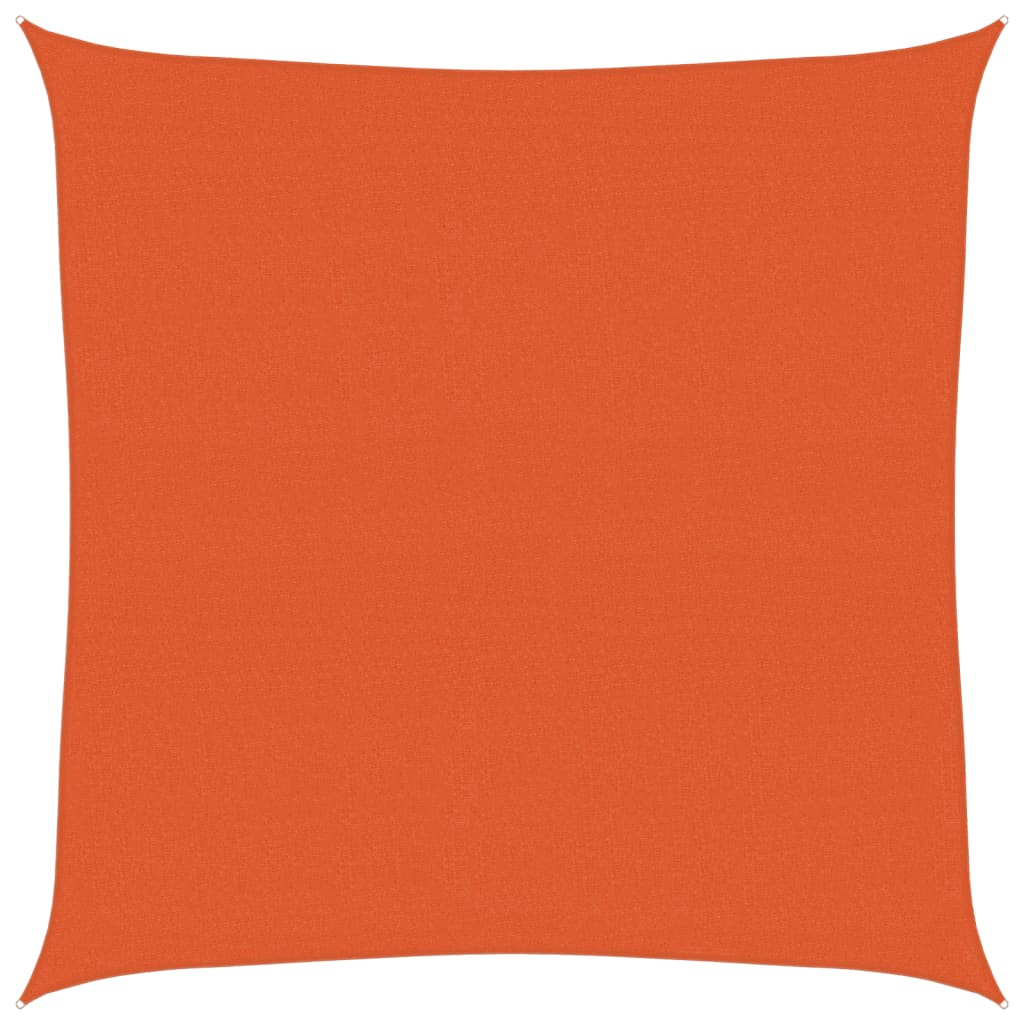 Sonnensegel 160 g/m² Quadratisch Orange 4,5x4,5 m HDPE