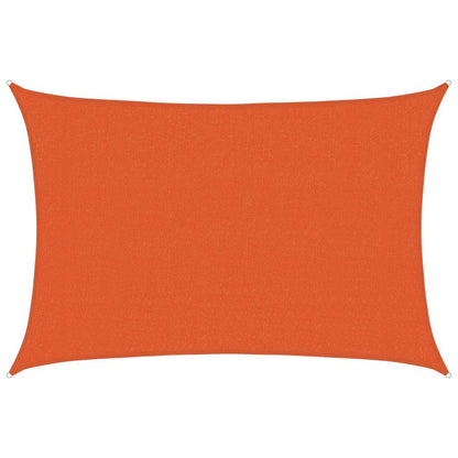 Sonnensegel 160 g/m² Rechteckig Orange 3x4,5 m HDPE