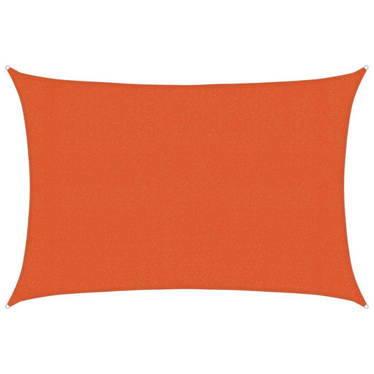 Sonnensegel 160 g/m² Rechteckig Orange 3x4,5 m HDPE