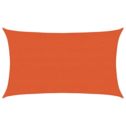 Sonnensegel 160 g/m² Rechteckig Orange 5x8 m HDPE