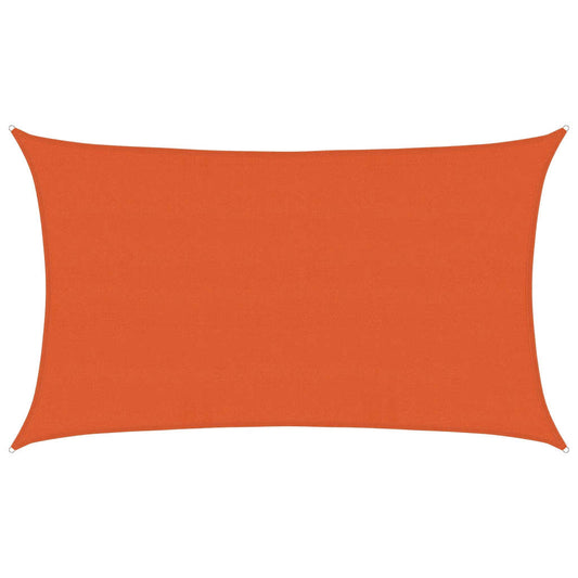 Sonnensegel 160 g/m² Rechteckig Orange 5x8 m HDPE