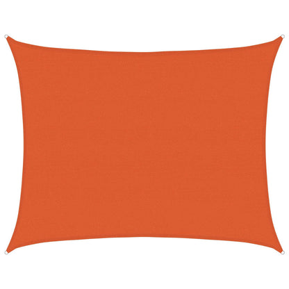 Sonnensegel 160 g/m² Rechteckig Orange 6x7 m HDPE