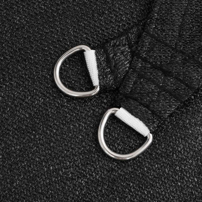 Sonnensegel 160 g/m² Dreieckig Schwarz 5x7x7 m HDPE