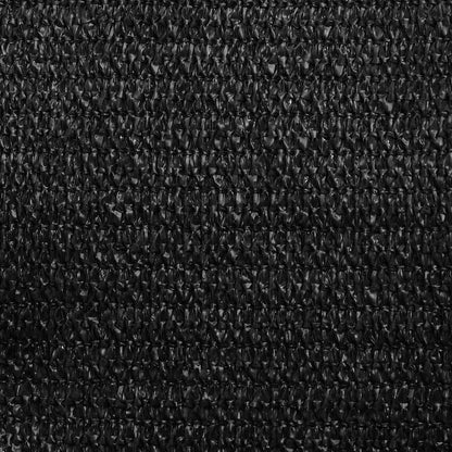 Sonnensegel 160 g/m² Trapezform Schwarz 4/5x4 m HDPE