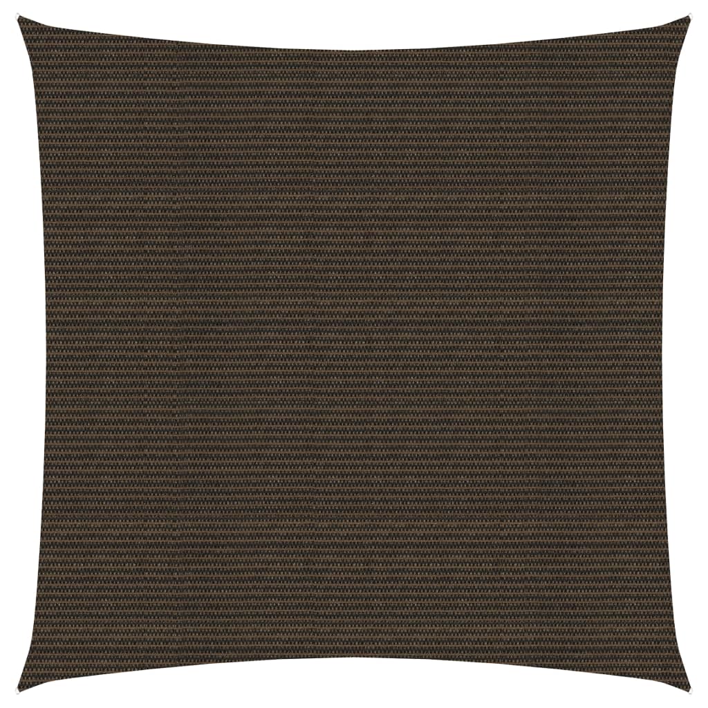 Sonnensegel 160 g/m² Braun 6x6 m HDPE