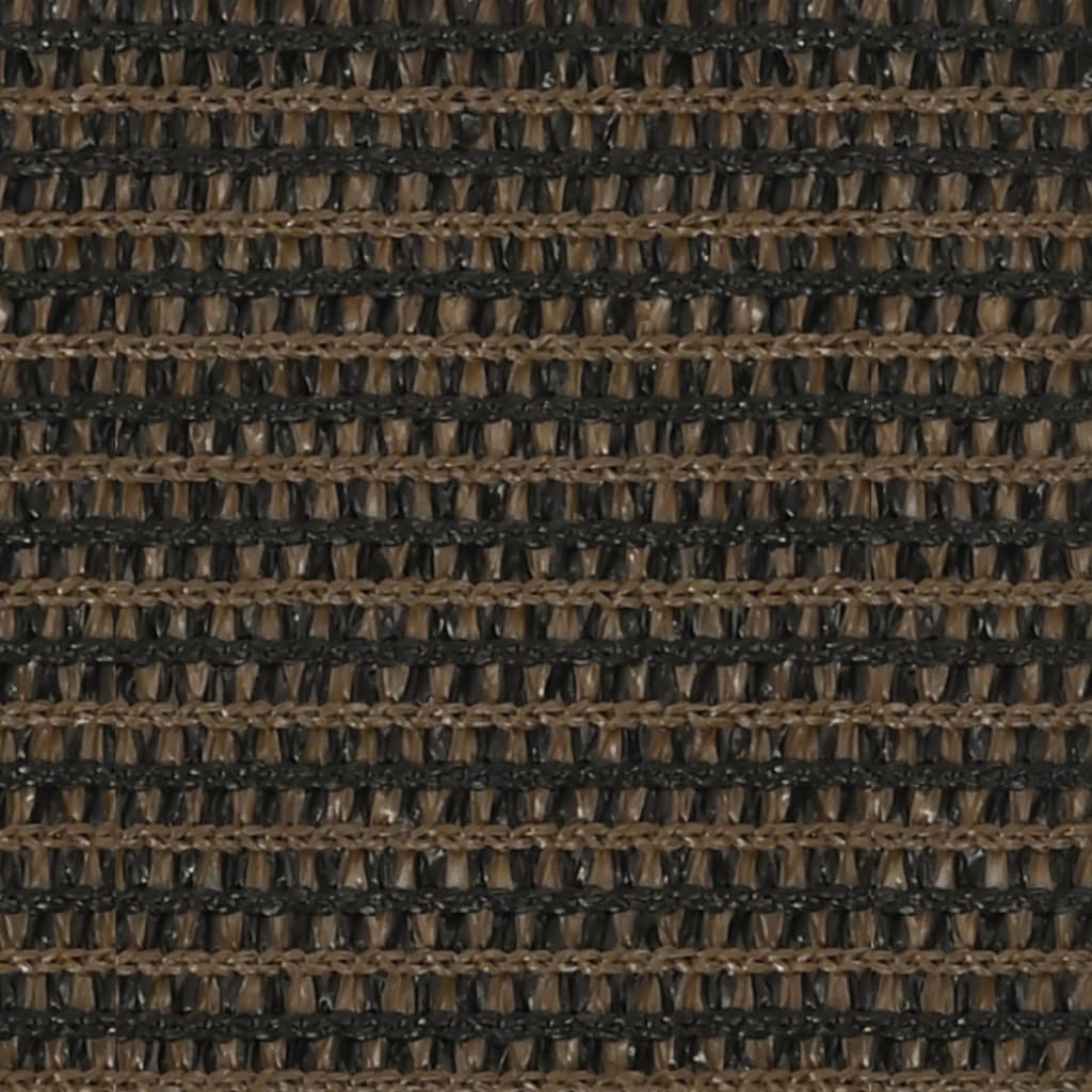 Sonnensegel 160 g/m² Braun 6x6 m HDPE