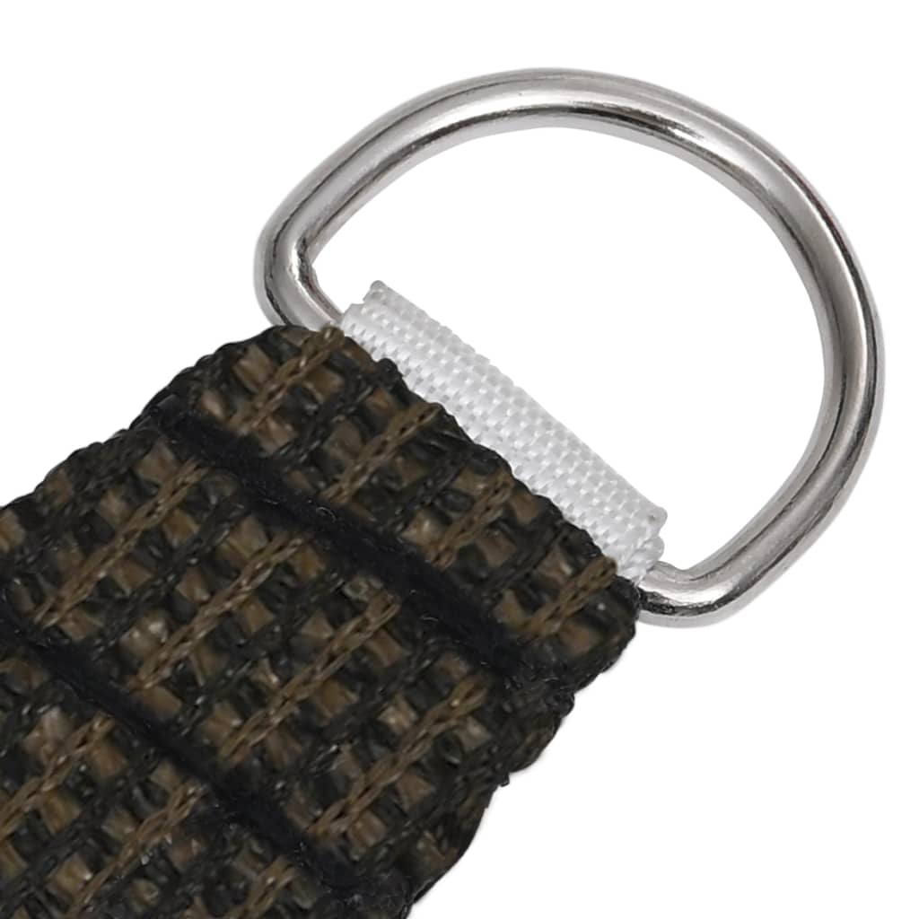 Sonnensegel 160 g/m² Braun 6x6 m HDPE