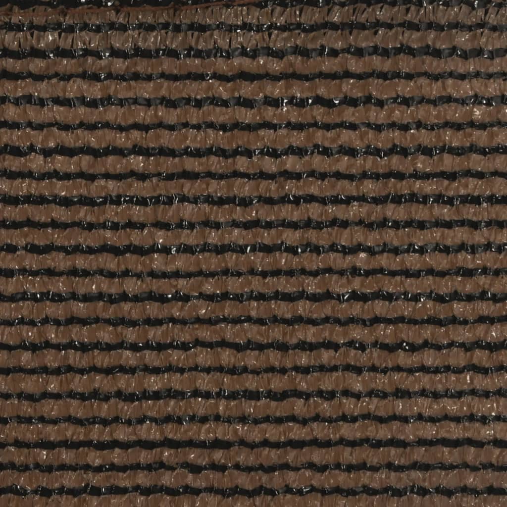 Sonnensegel 160 g/m² Braun 6x6 m HDPE