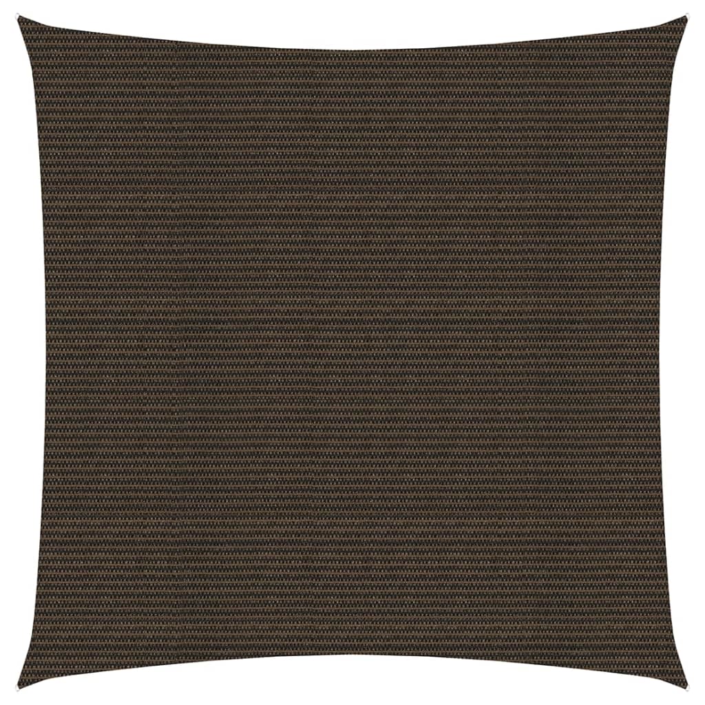 Sonnensegel 160 g/m² Braun 7x7 m HDPE