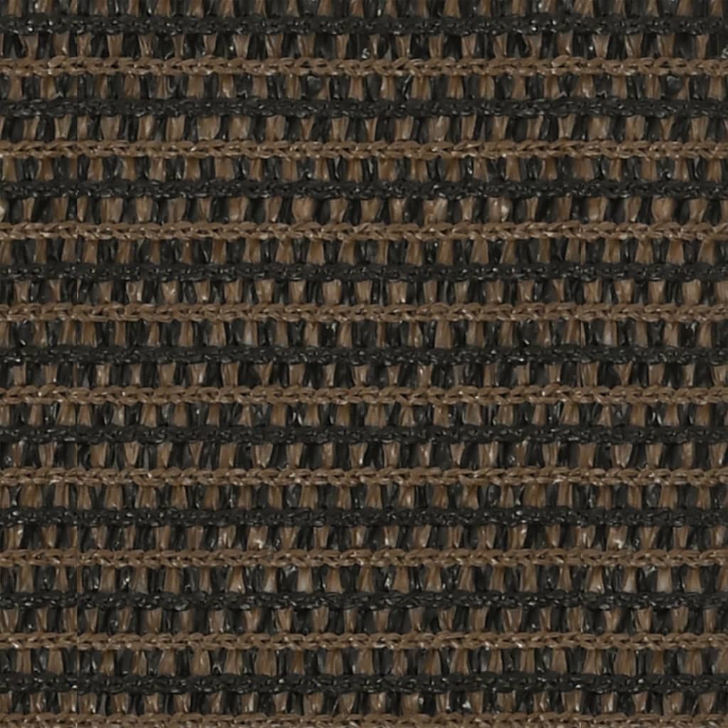 Sonnensegel 160 g/m² Braun 7x7 m HDPE