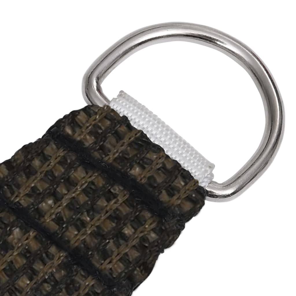 Sonnensegel 160 g/m² Braun 7x7 m HDPE