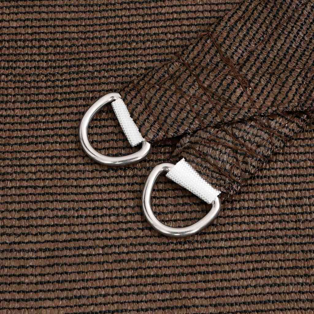 Sonnensegel 160 g/m² Trapezform Braun 4/5x4 m HDPE