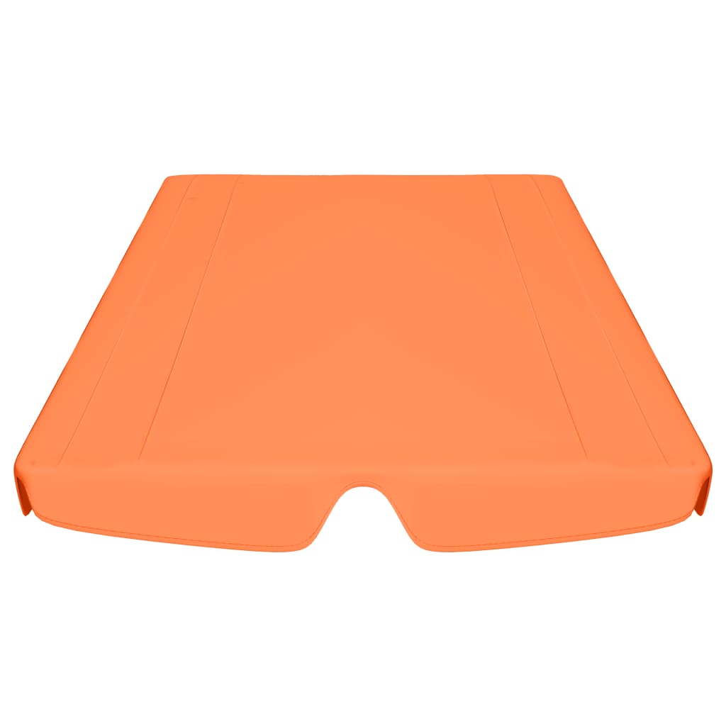 Ersatzdach für Hollywoodschaukel Orange 188/168x145/110 cm