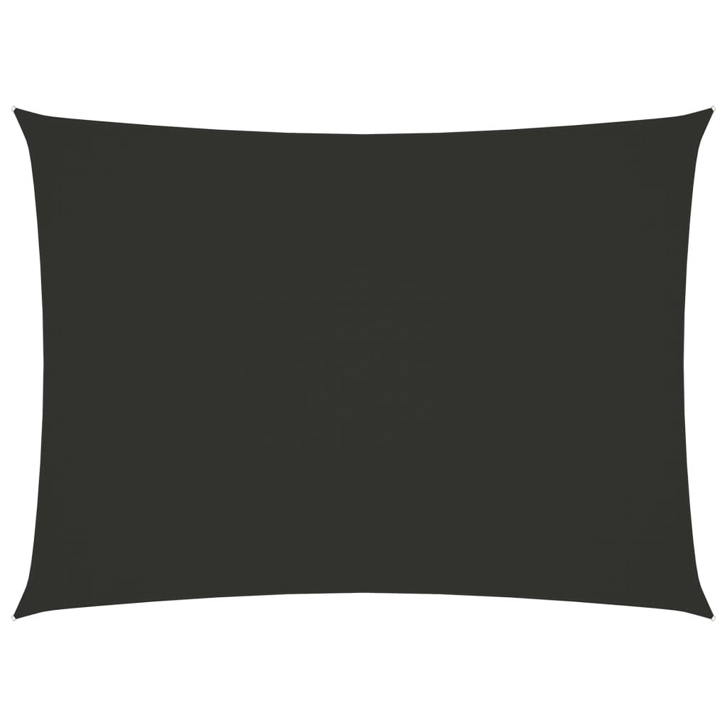 Sonnensegel Oxford-Gewebe Rechteckig 2,5x4 m Anthrazit