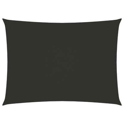 Sonnensegel Oxford-Gewebe Rechteckig 2,5x4 m Anthrazit
