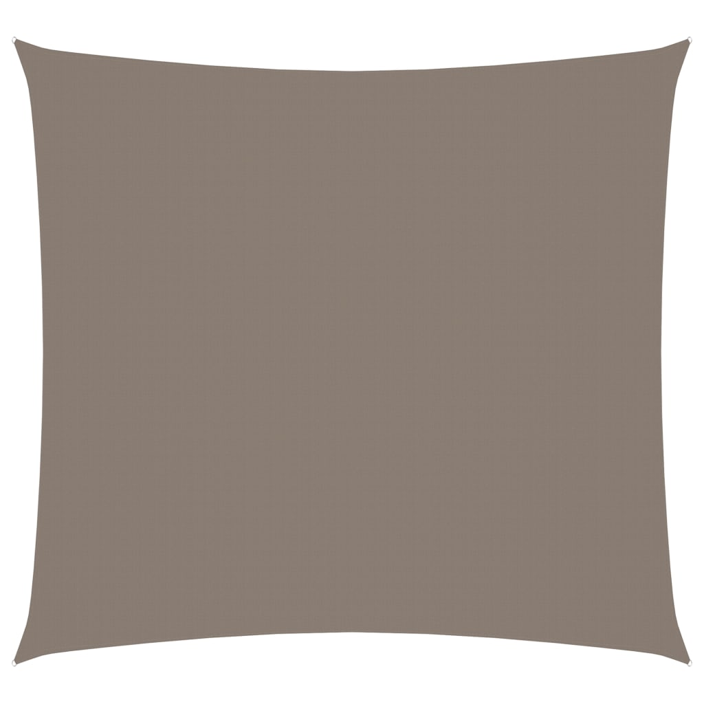 Sonnensegel Oxford-Gewebe Quadratisch 5x5 m Taupe