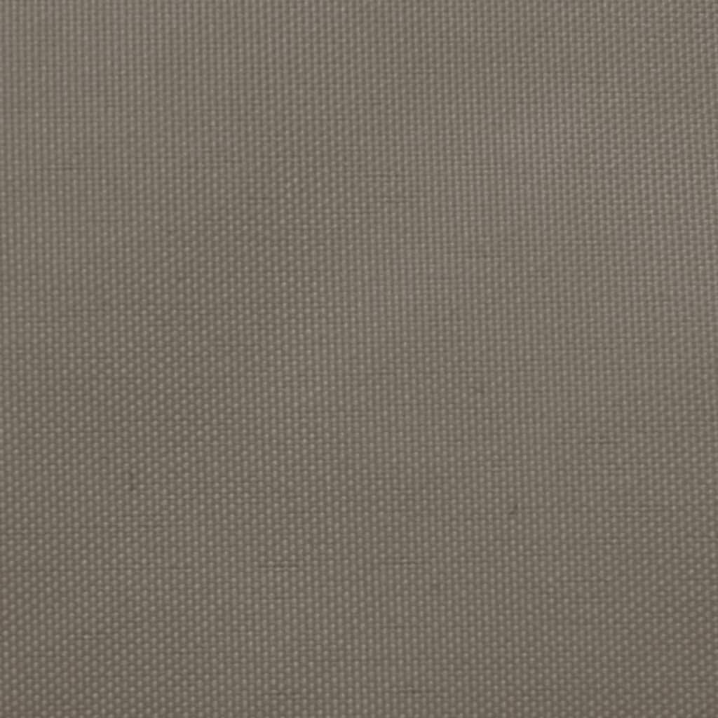 Sonnensegel Oxford-Gewebe Quadratisch 5x5 m Taupe