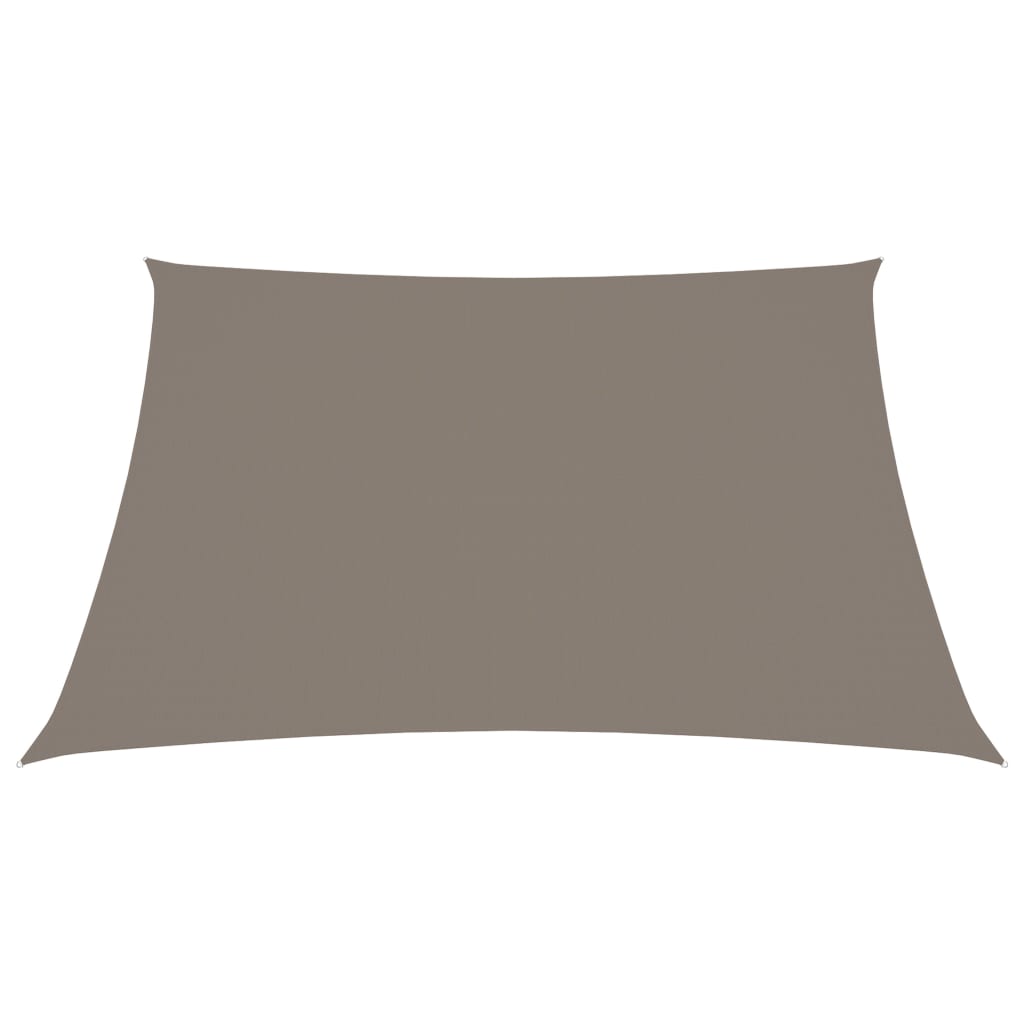 Sonnensegel Oxford-Gewebe Quadratisch 5x5 m Taupe