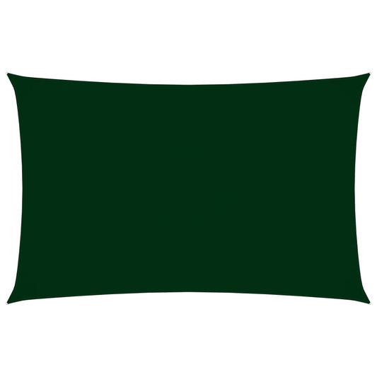 Sonnensegel Oxford-Gewebe Rechteckig 5x8 m Dunkelgrün