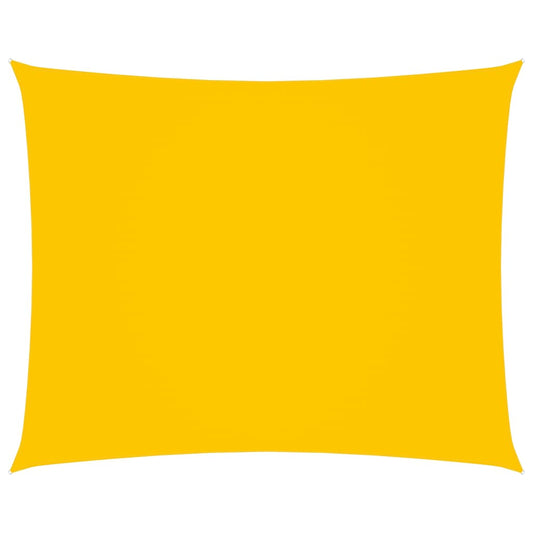 Sonnensegel Oxford-Gewebe Rechteckig 3,5x4,5 m Gelb
