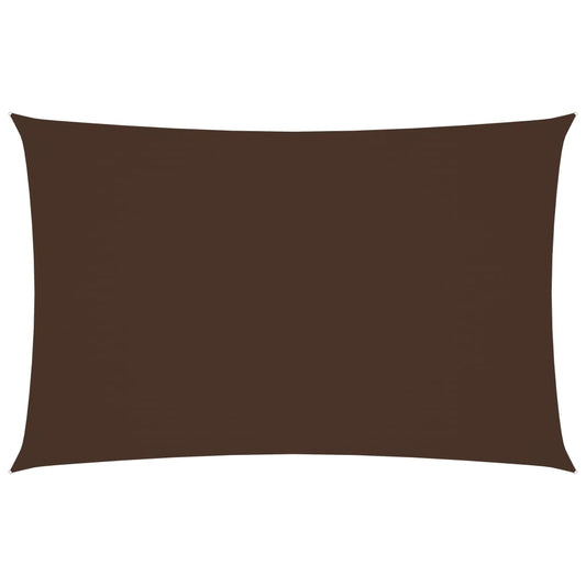 Sonnensegel Oxford-Gewebe Rechteckig 3x6 m Braun