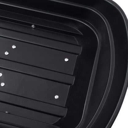 Garten-Kippwagen 300 kg 75 L Schwarz