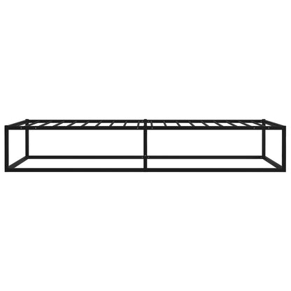 Bettgestell Schwarz Metall 100x200 cm