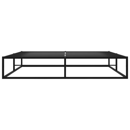 Bettgestell Schwarz Metall 160x200 cm